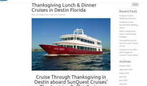 Thanksgiving Buffett Cruise Destin FL