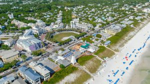 Seaside 30A aerial view 2022